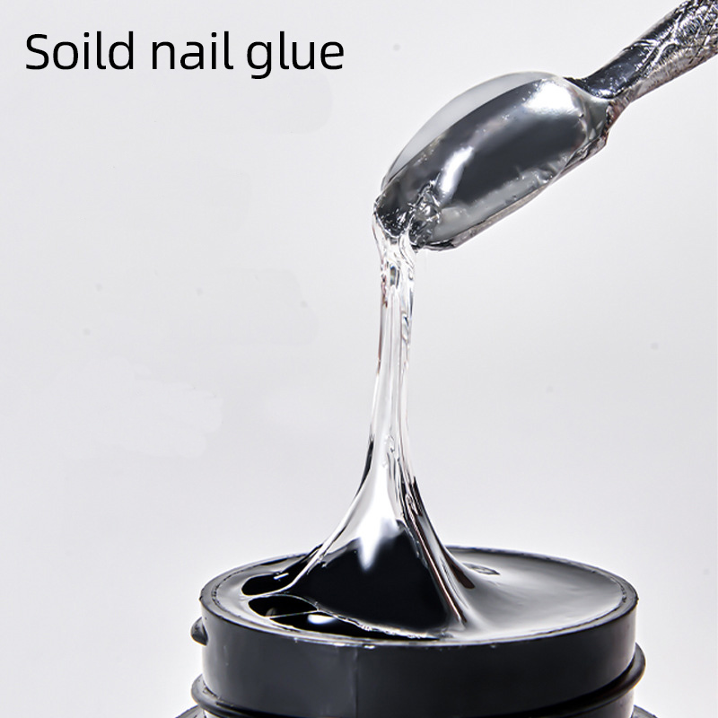 UV solid nail glue